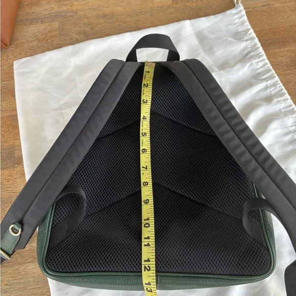 Coach 💚 Courtside Green soft pebble Leather Backpack and dust cover - Picture 6 of 12